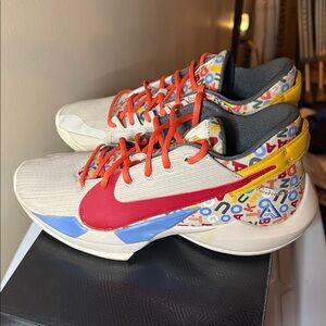 Nike Zoom Freak 2 Desert Sand Gym Red Sail size 10.5